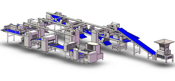 comprar Linha de produção alta do fabricante do croissant da automatização G850 com capacidade industrial Fabricação em linha