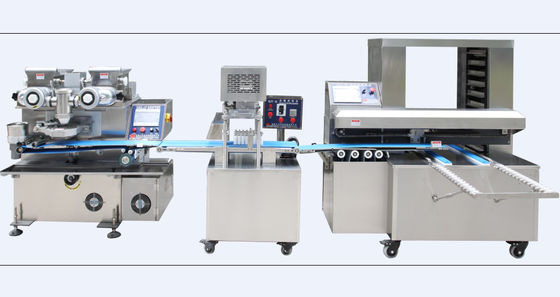 comprar Máquina Encrusting da panificação, controle de computador industrial do equipamento da panificação Fabricação em linha