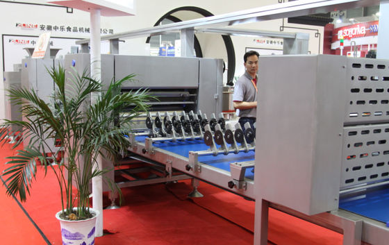 comprar a máquina automática do pão da largura de 800mm, máquina do fabricante de pão do pão árabe para a massa datilografa o pão Fabricação em linha