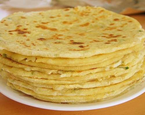 comprar Máquina multifuncional da tortilha da farinha, fabricante automático da tortilha com forno de túnel Fabricação em linha