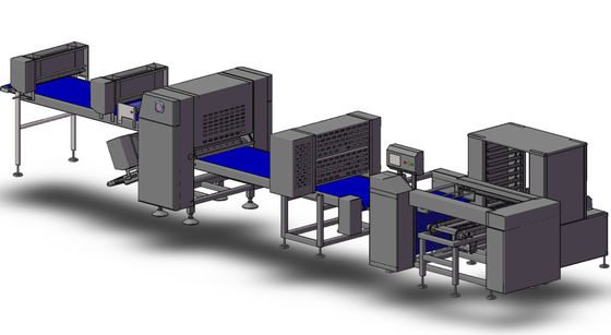comprar Equipamento de fabricação congelado da pizza da estrutura modular com solução da padaria do Turnkey Fabricação em linha