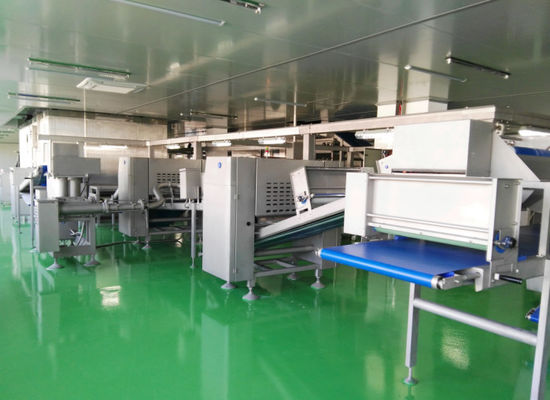 comprar Máquina do laminador da massa de pastelaria do túnel de congelação de -40℃ a auto para o croissant e o sasuage rolam Fabricação em linha