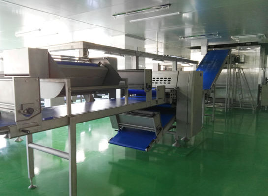 comprar Máquina automática industrial da laminação para 1500 quilogramas de massa Corissant enchido capacidade Fabricação em linha