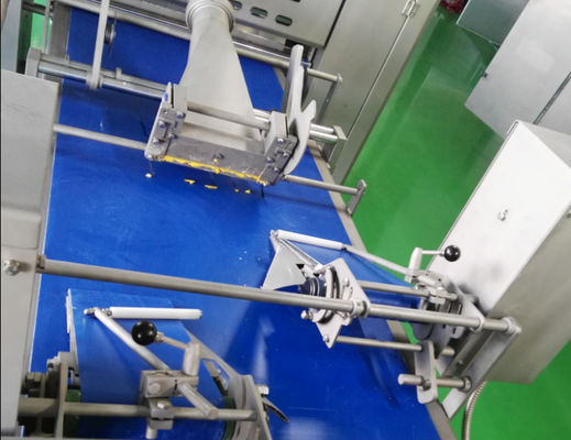 comprar Vária máquina configurada do rolo de salsicha dos enchimentos com 2 túneis de congelação para a pastelaria enchida Fabricação em linha