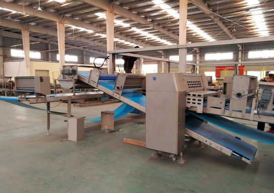 comprar Solução do Turnkey da máquina de massa da massa folhada da capacidade de ZKS 1200-1500kg/hora com o forno do Proffer e de túnel Fabricação em linha
