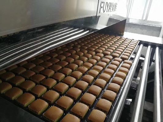 comprar Sistema durável do misturador da aeração do bolo com capacidade de 400kg /hr para o prodcution do bolo chiffon Fabricação em linha