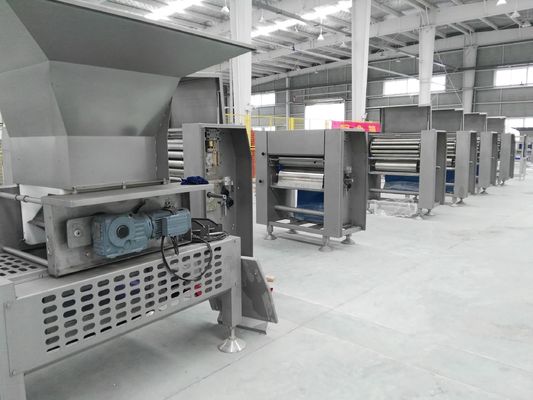 comprar Os bens 144 do servo motor da movimentação da massa camadas da máquina do laminador, máquina de estratificação comercial para pastelarias dinamarquesas Fabricação em linha