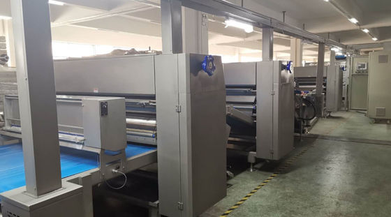 comprar Linha de produção italiana automática da pizza do CE G1200 cozida com forno de túnel Fabricação em linha