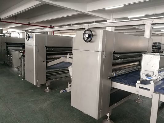 comprar Linha de produção completa do Baguette 1200kg/Hr para o pão do naco do artesão Fabricação em linha